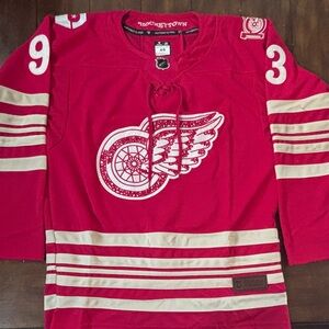 Detroit Red Wings Alex Debrincat #93 100 Year Centennial Jersey Adult Small (46)